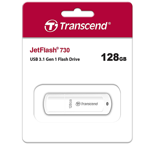 Transcend JetFlash® 730 - 128GB Flash Drive