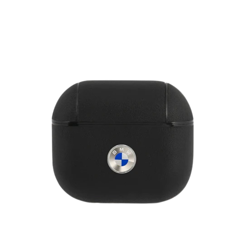 BMW AirPods 3 Signature PC Leather Case with Metal Logo