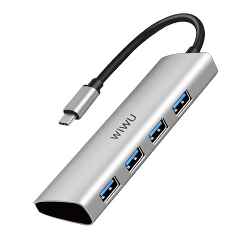 WiWU Alpha 4 in 1 USB-C Hub A440