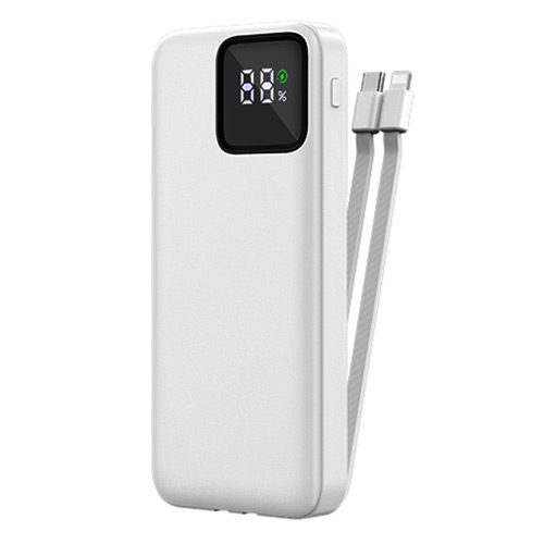 WiWU 20000mAh With Cable And LED Shows Battery Capacity Power Bank