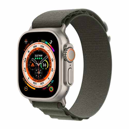 (Used) Apple Watch Ultra Alphine Loop Green