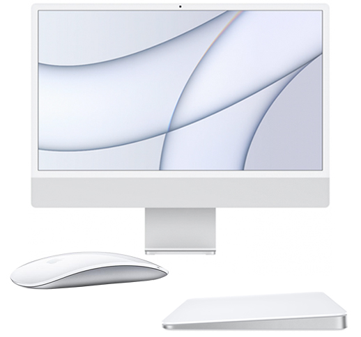 iMac 24″ 2021 Apple M1 Chip w/ Trackpad Set